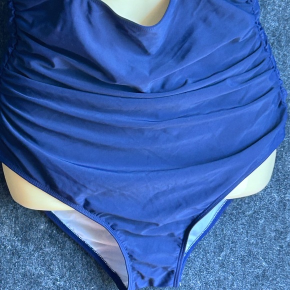 🌼3/$20 bundle 🌼 NWT CUT OUT TUMMY CONTROL HIGH WAISTED FRONT TIE NAVY SIZE XL - Picture 4 of 9